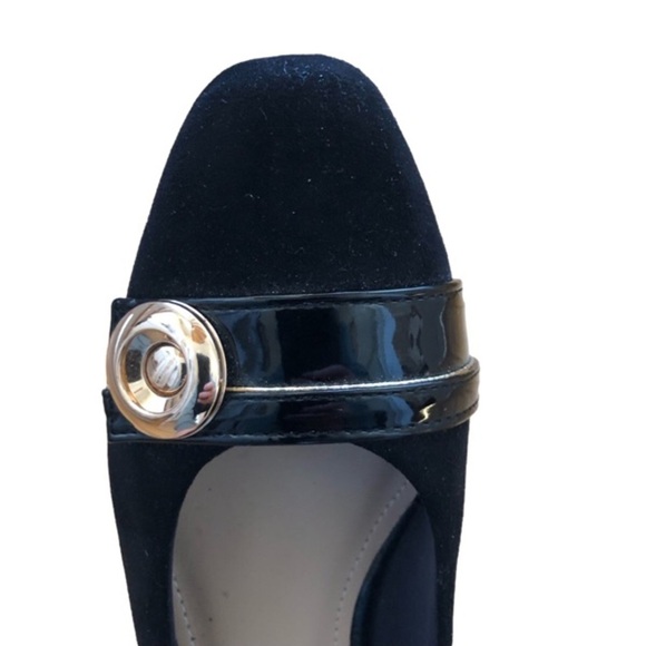 Sandra Vendetti Milan Faux Suede Low Heeled Pumps Size 8 - Picture 1 of 8